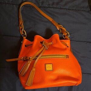 Dooney & Bourke Bright Orange Shoulder Bag